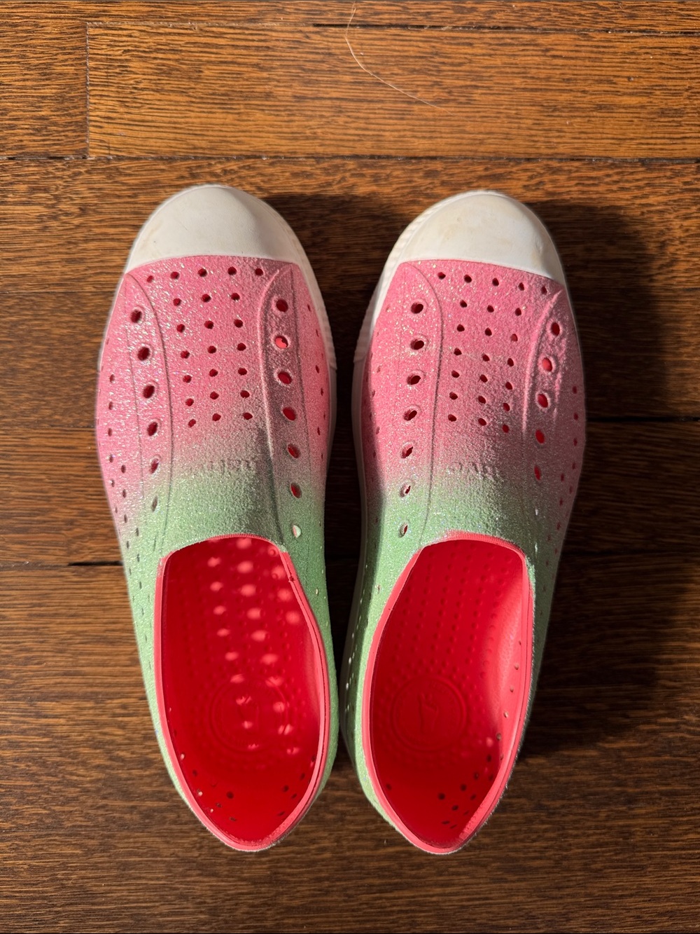 Native Kids Watermelon Pink and Green size 4